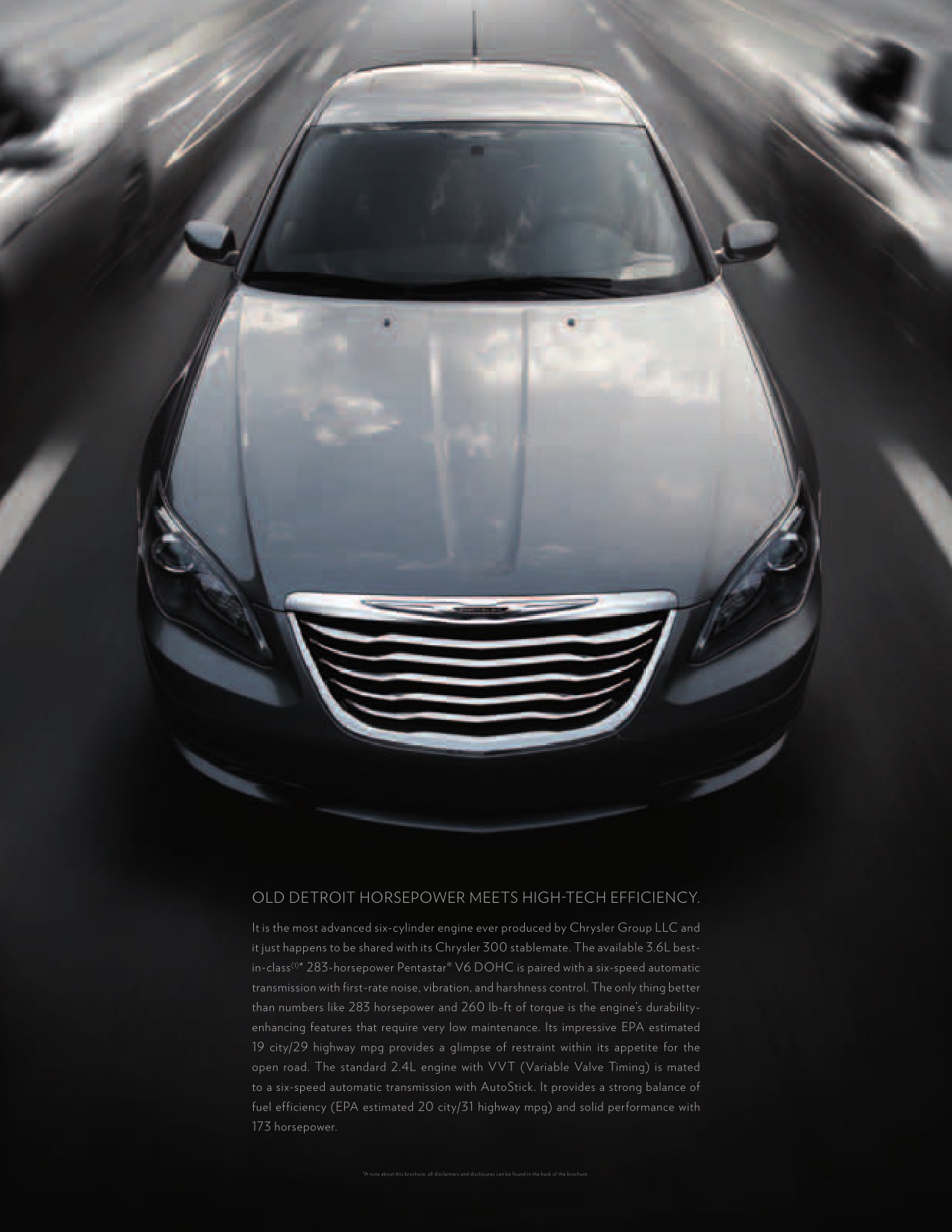 2012 Chrysler 200 Brochure Page 26